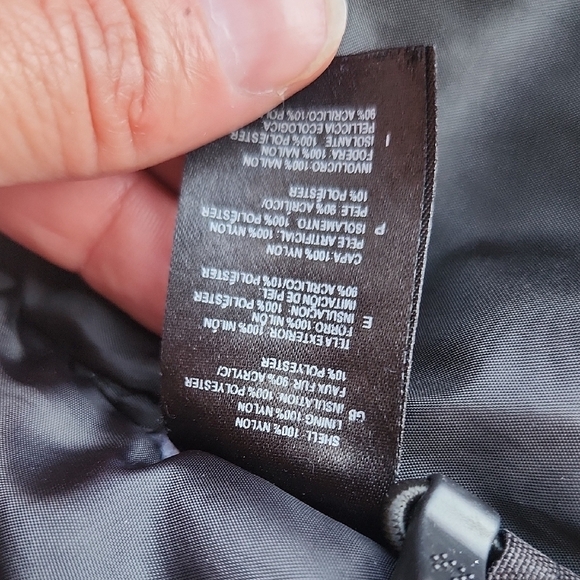 The North Face Steep Tech Black and Gray Insulated Ski Snowboard Jacket Mens 3XL - Picture 5 of 8